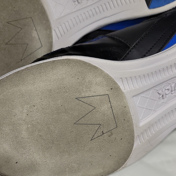 Brunswick after Bowling Shoes. Blue and Black with Mesh Design - Picture 9 of 11